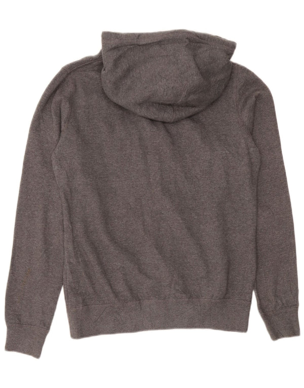 Pulover Nike pentru bărbați, cu fermoar, bumbac, gri mediu