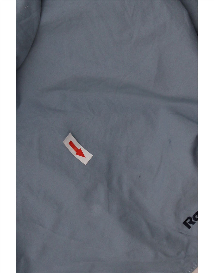 Jachetă de ploaie cu glugă supradimensionată pentru femei REEBOK UK 16 Large Blue