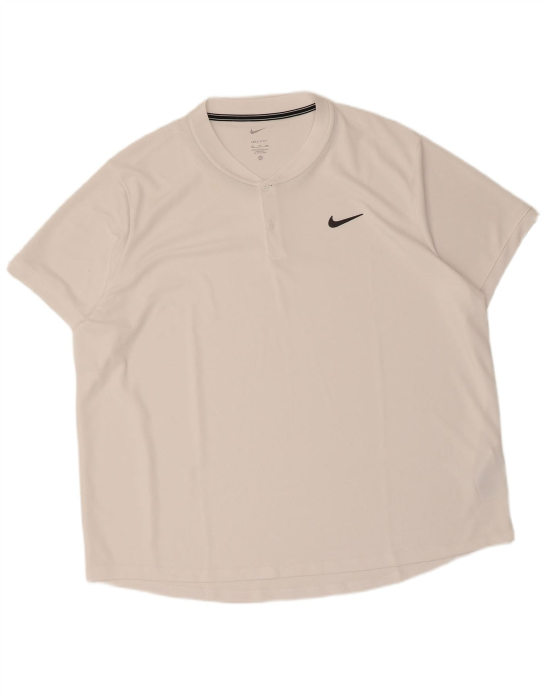 Tricou pentru bărbați Nike Dri Fit Top 2XL, poliester alb