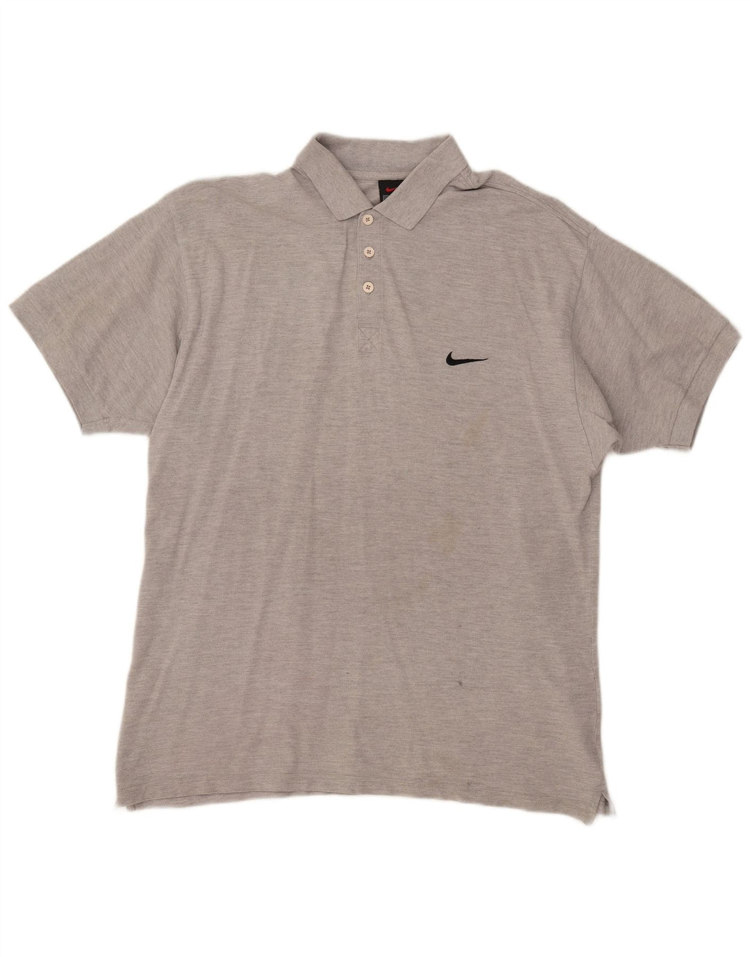 Tricou polo Nike pentru bărbați Marea Britanie 44/46, mare, gri bumbac