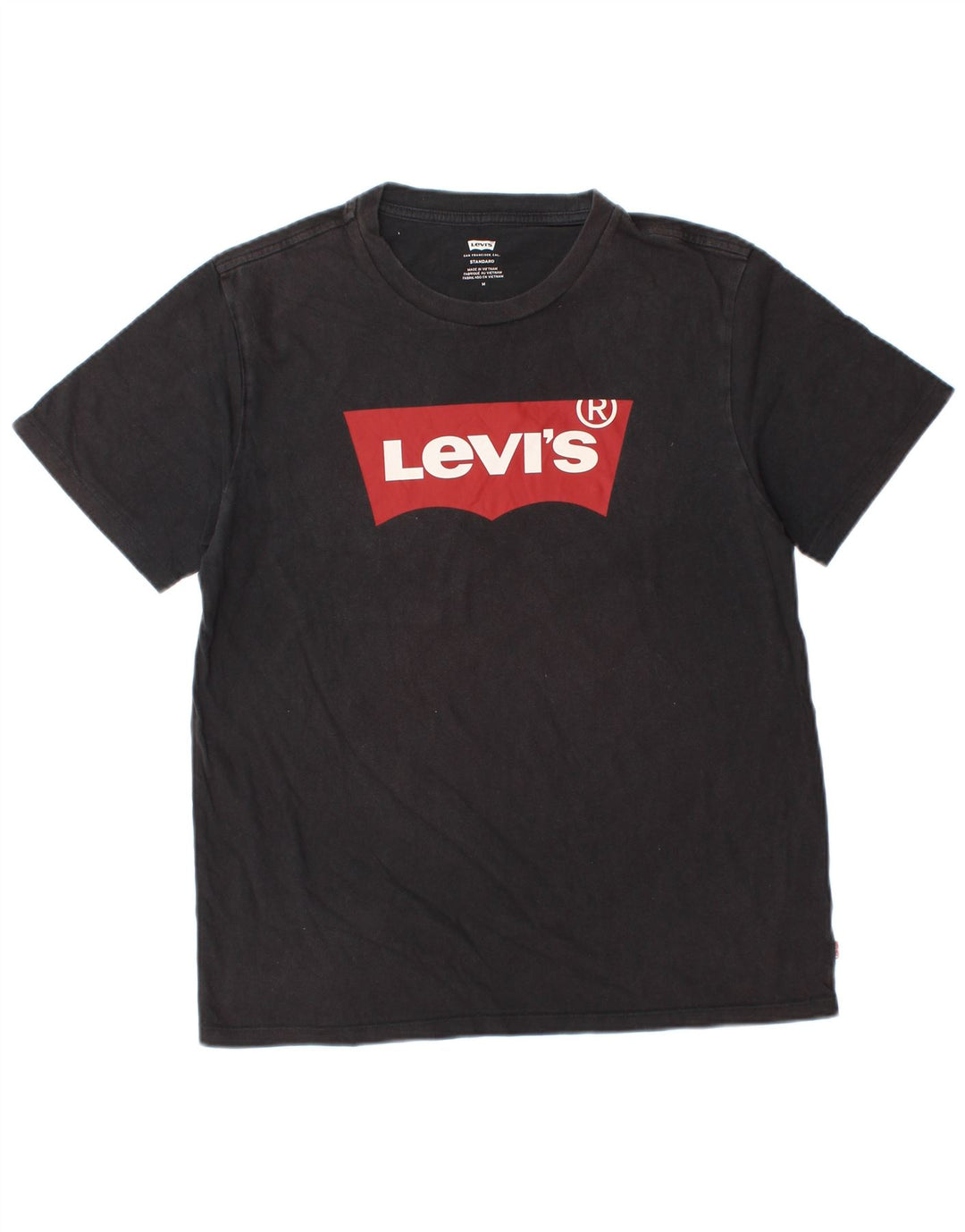 Tricou cu grafic standard Levi's pentru femei Top UK 14 Medium Black