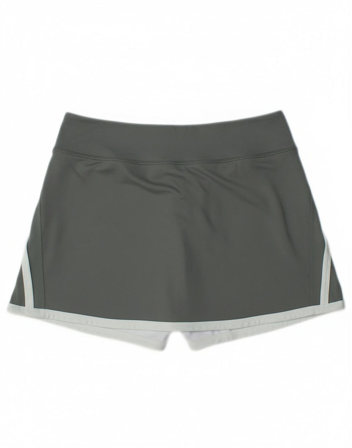 Skort Nike Dri Fit pentru femei UK 14, mare, gri, poliester color bloc