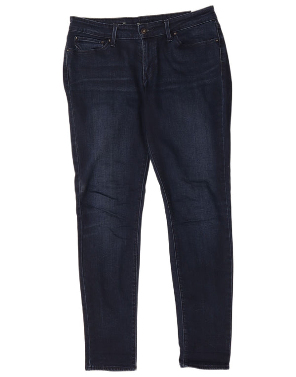 Blugi skinny pentru femei Levi's W29 L32 bumbac bleumarin