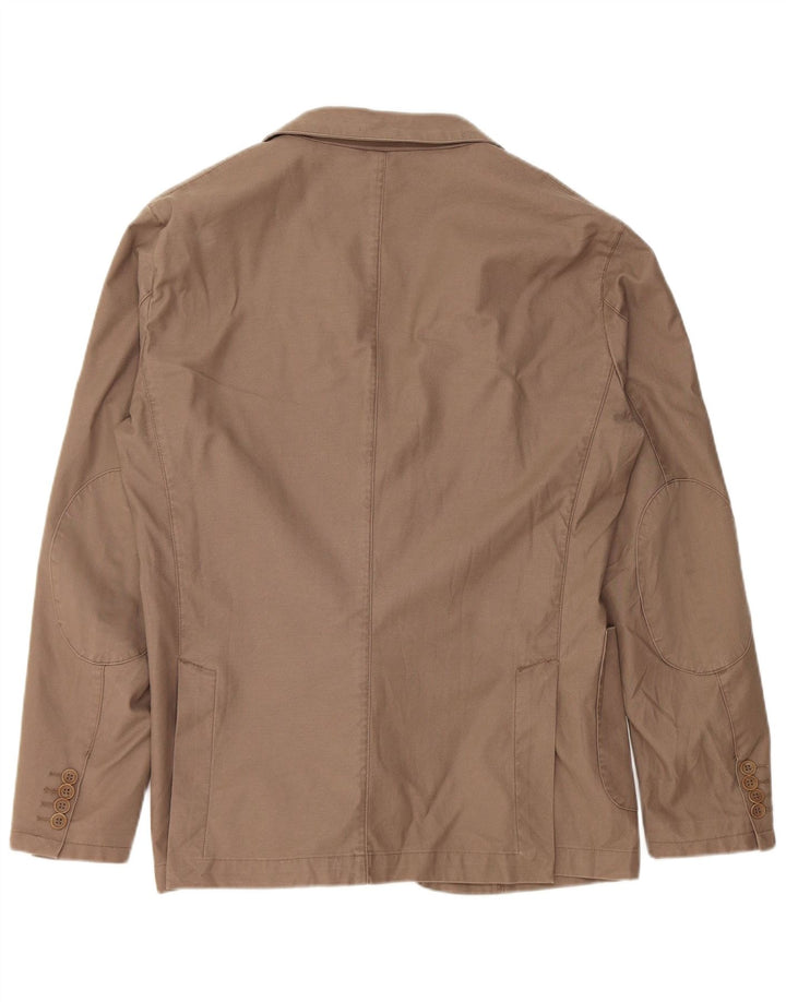 Sacou Benetton pentru bărbați cu 2 nasturi IT 52 XL bumbac bej