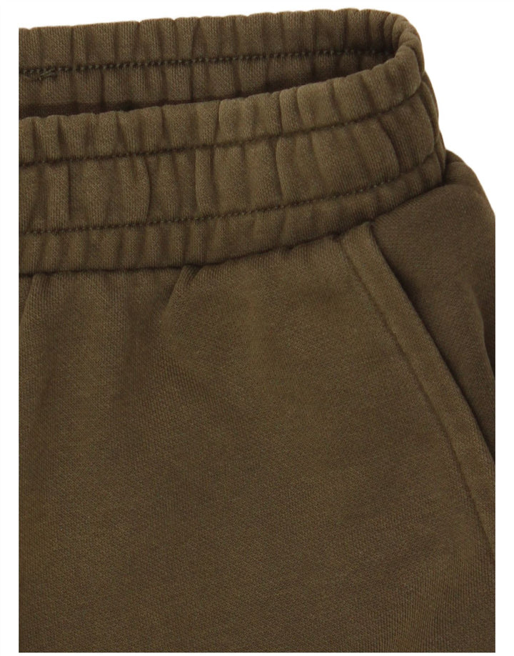 Pantaloni de trening Puma pentru bărbați Joggeri, bumbac mediu kaki