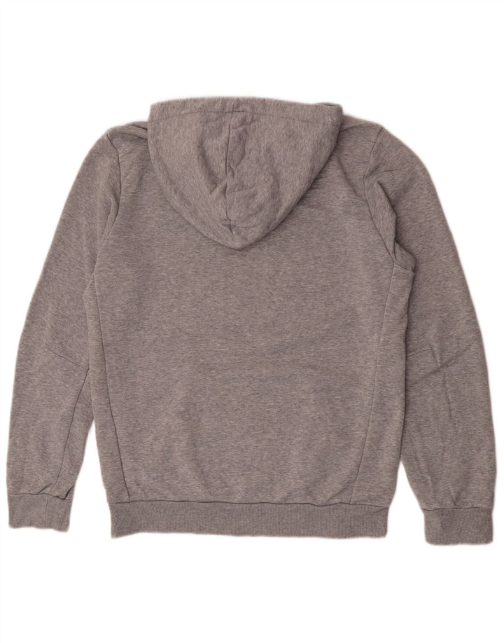 Pulover Adidas pentru bărbați cu capota, bumbac, gri mic