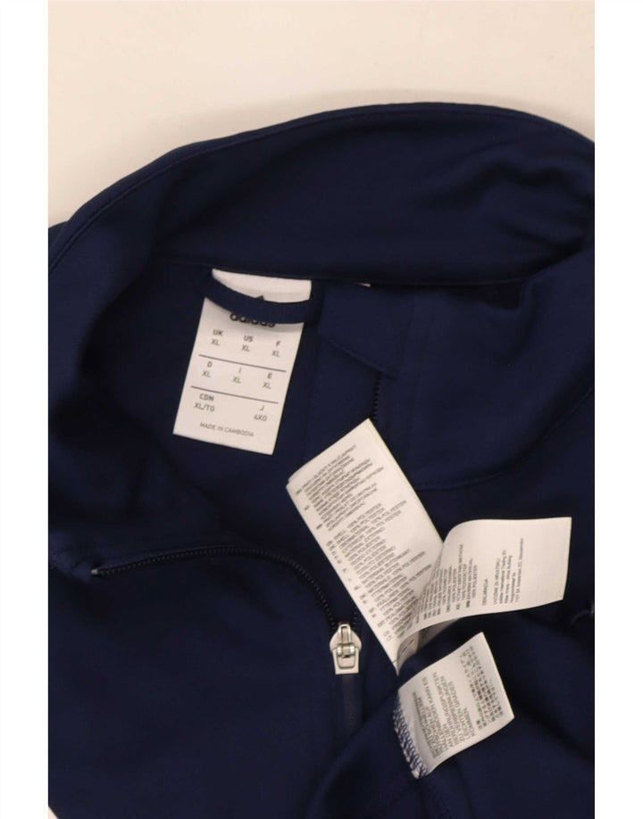 Adidas Mens Climalite Trening Top Jacket XL Bleumarin Poliester