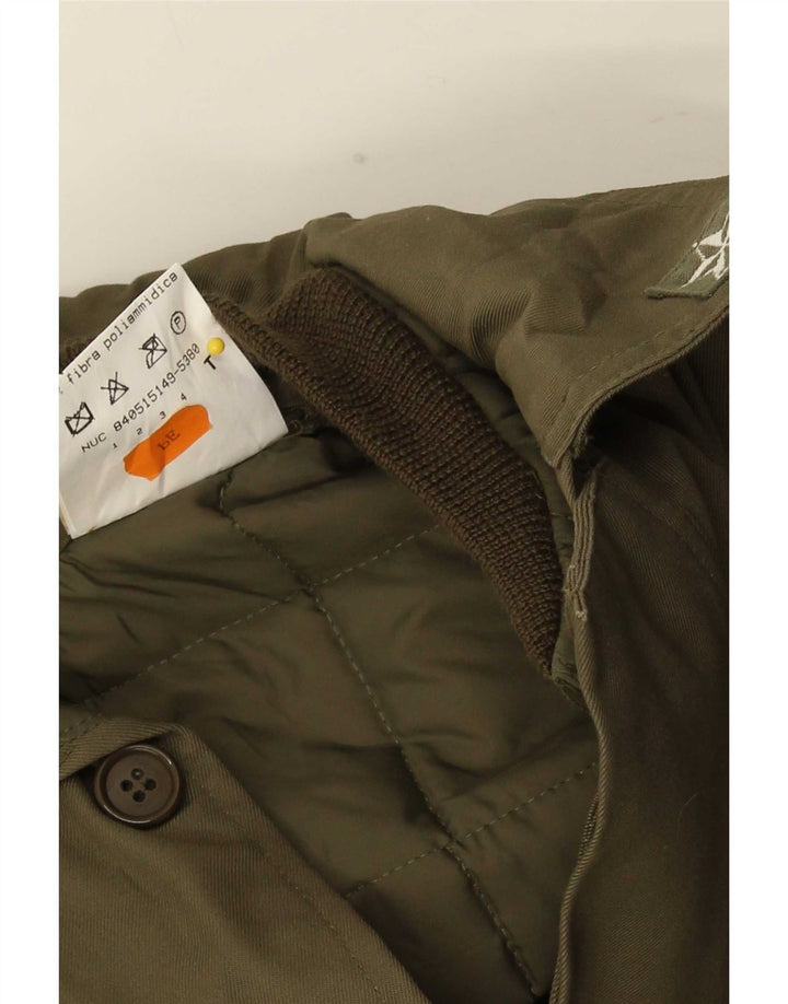 Jachetă militară vintage pentru bărbați IT 54 2XL Kaki Poliamidă
