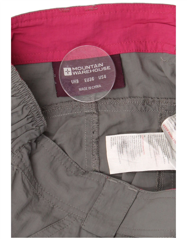 MOUNTAIN WAREHOUSE Pantaloni cargo drepti pentru femei UK 8 Small W30 L28 Gri