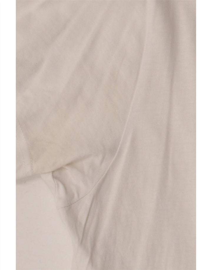 Tricou grafic personalizat VANS pentru bărbați Top din bumbac alb mediu