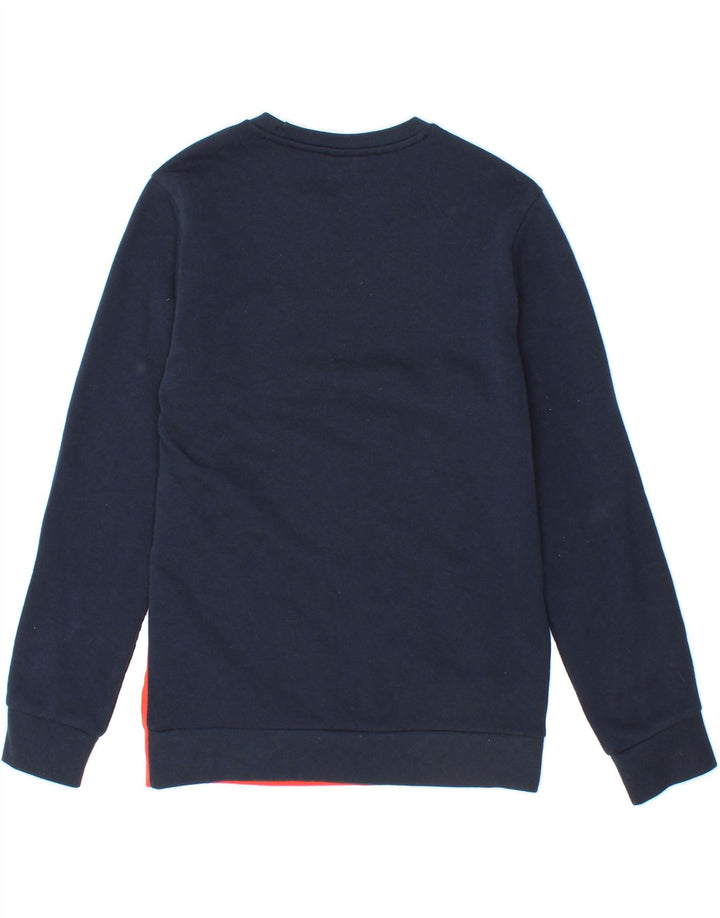 CHAMPION Boys Graphic Sweatshirt Jumper 11-12 Years Large Navy Blue Vintage Champion and Second-Hand Champion from Messina Hembry 