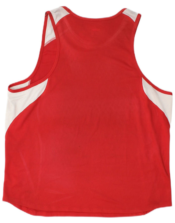 Vestă pentru bărbați Nike UK 45/47 XL, roșu, bloc de culoare