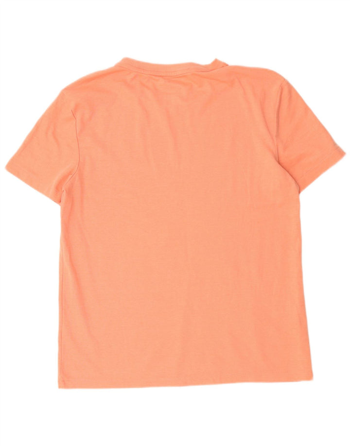 Tricou Calvin Klein pentru bărbați Top din bumbac portocaliu mediu