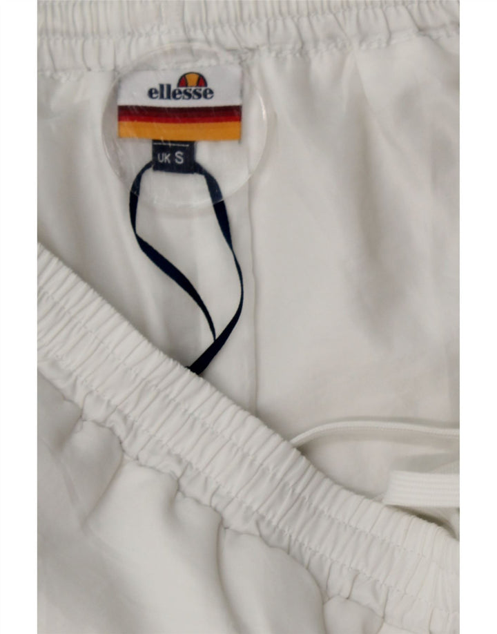 ELLESSE Pantaloni de trening pentru bărbați Pantaloni de jogging Mici Poliester alb