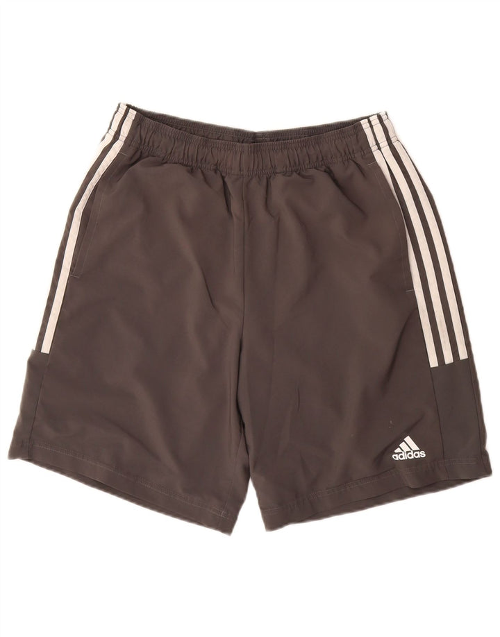 Pantaloni scurți sport pentru bărbați ADIDAS, gri mediu, poliester