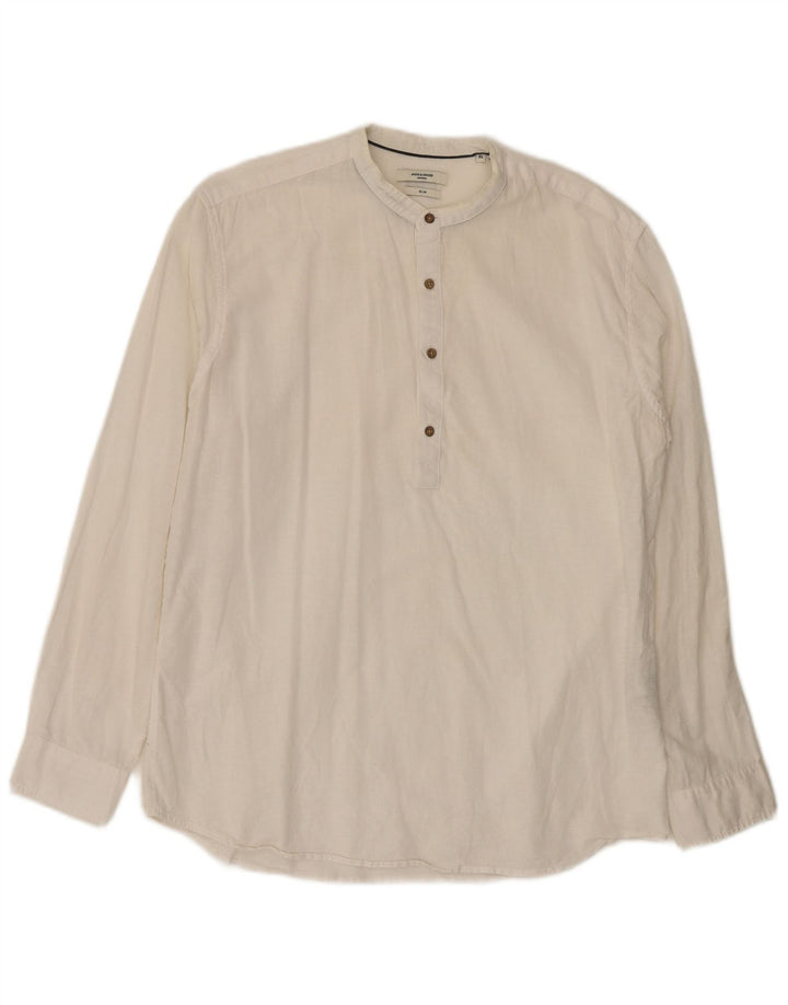 Cămașă pulover Jack & Jones pentru bărbați, XL, alb, bumbac