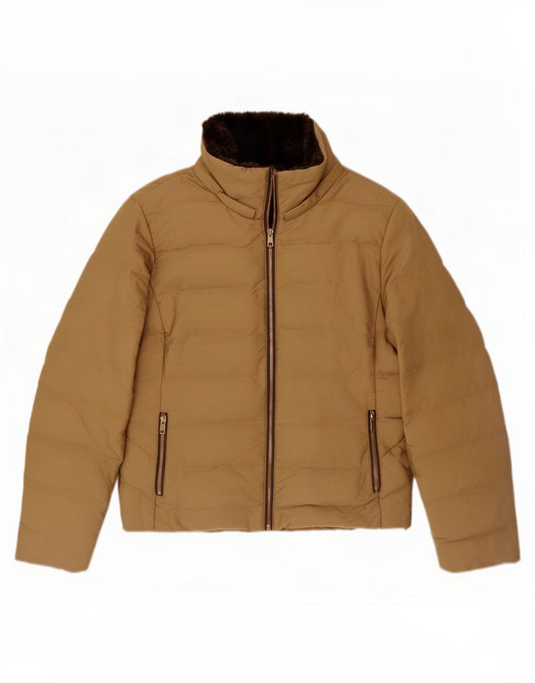 Jachetă căptușită Sherpa pentru femei Zara UK 20 2XL Bej Poliester