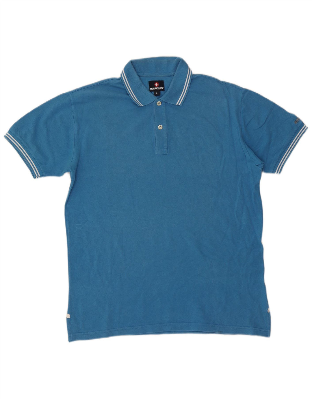 Tricou polo pentru bărbați Murphy & Nye, mare, albastru, bumbac