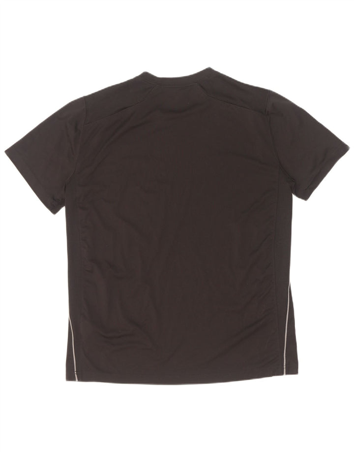 Tricou Nike Dri Fit pentru bărbați Top mare din poliester negru
