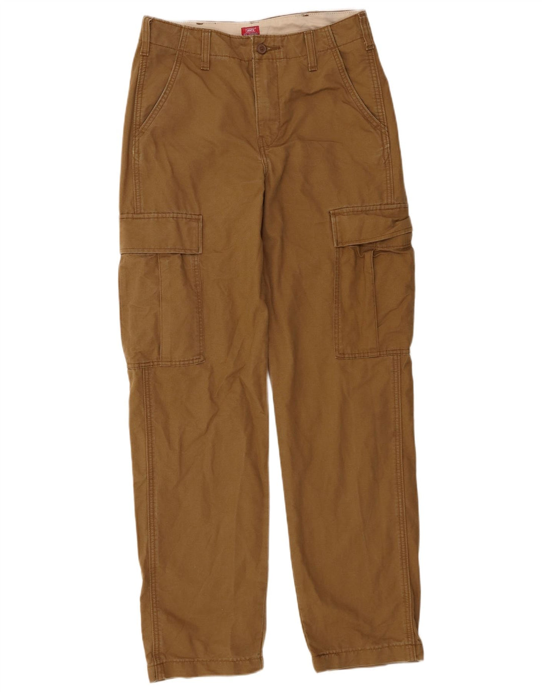 Pantaloni cargo drepti pentru bărbați Levi's W30 L32 bumbac kaki
