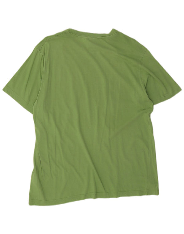 Tricou grafic Diadora pentru bărbați Top mare din bumbac verde