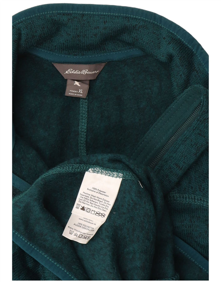 EDDIE BAUER Jachetă de trening pentru femei UK 18 XL Poliester verde