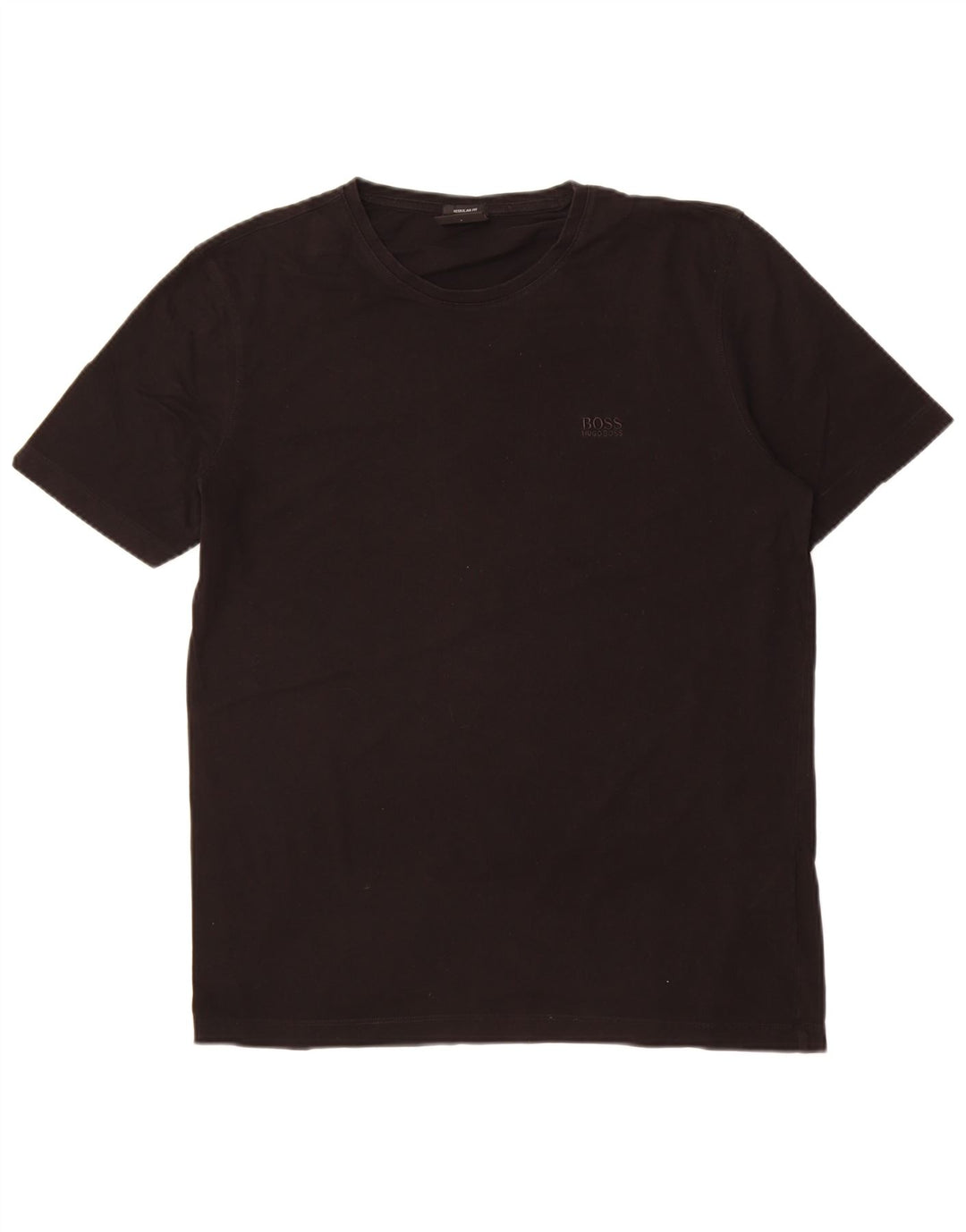 Tricou pentru bărbați Hugo Boss Top mare din bumbac negru
