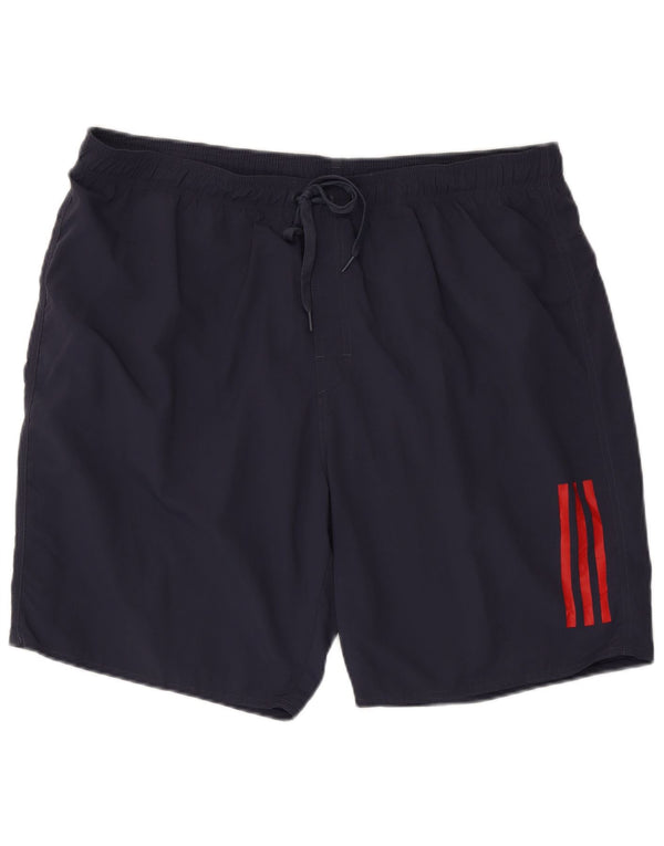 ADIDAS Mens Sport Shorts 2XL Navy Blue Nylon