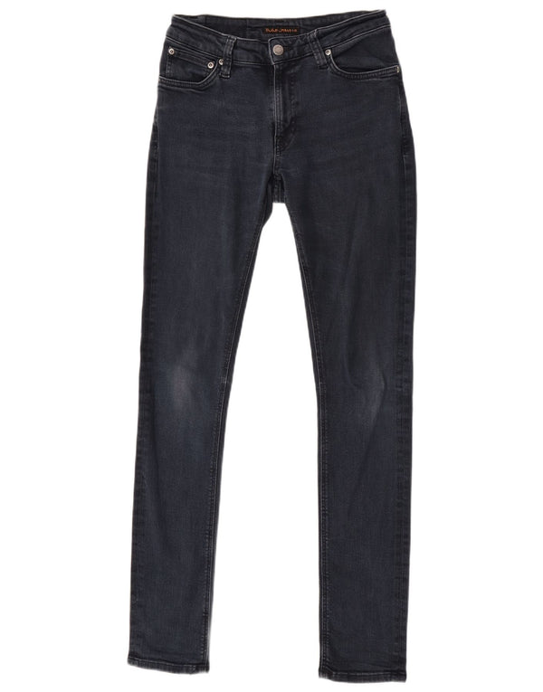 Blugi super skinny pentru femei Nudie W28 L32 bumbac bleumarin