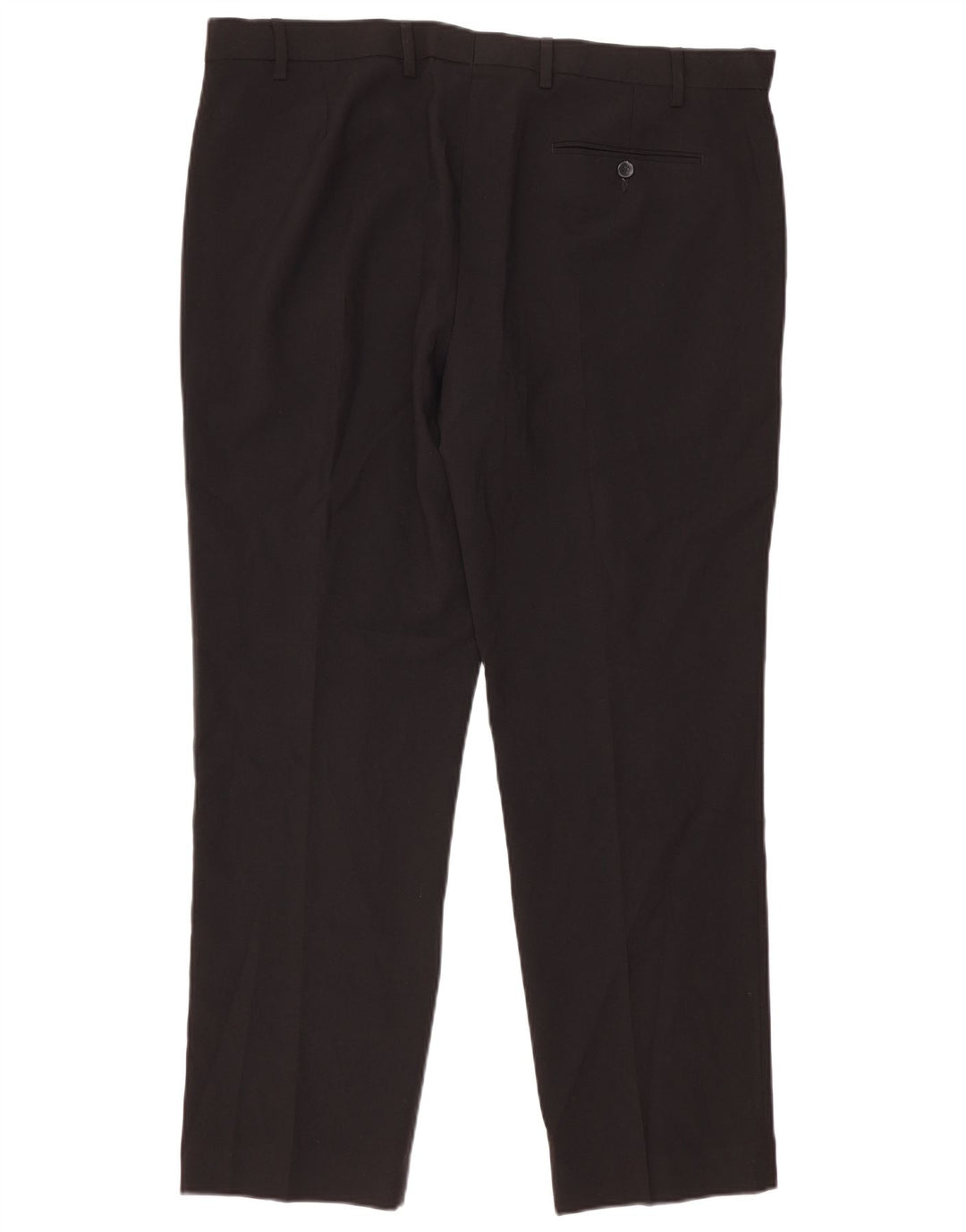 Pantaloni de costum obișnuiți pentru bărbați Marks & Spencer L40 L31 Poliester negru