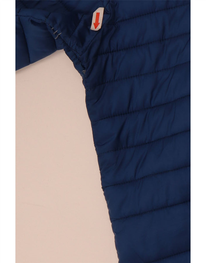 Jachetă căptușită cu glugă pentru bărbați Trussardi UK 40, mare, albastru, nailon
