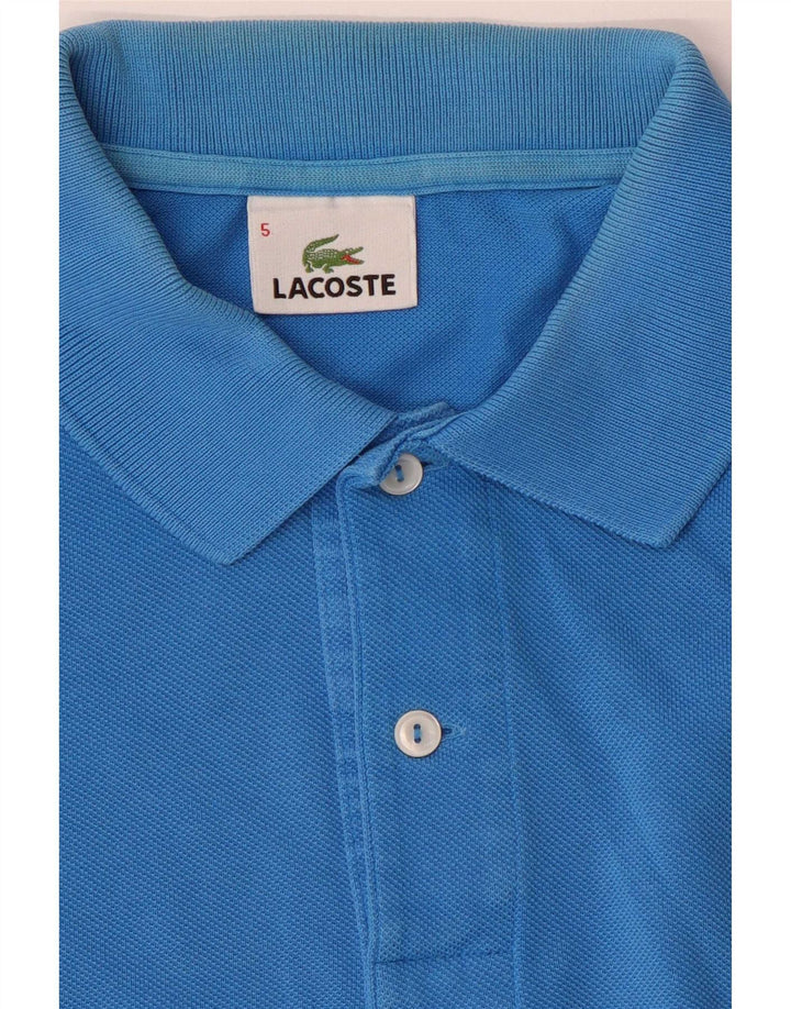 Tricou polo Lacoste pentru bărbați mărimea 5 mare albastru