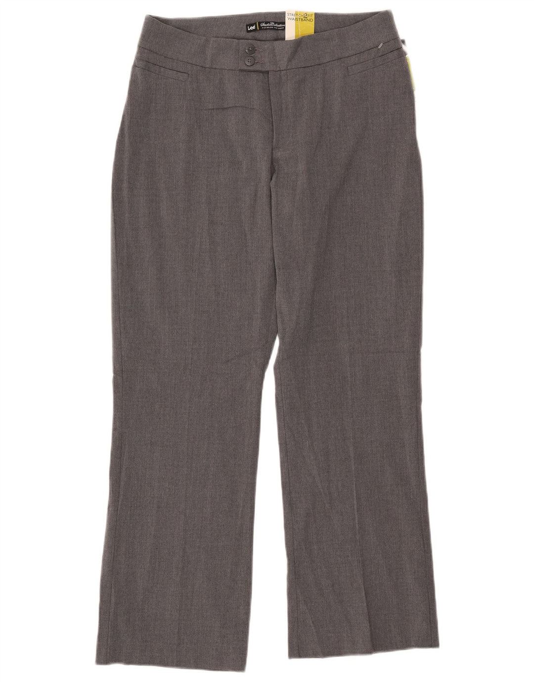 Pantaloni casual drepti pentru femei LEE US 10 Large W31 L28 Poliester gri