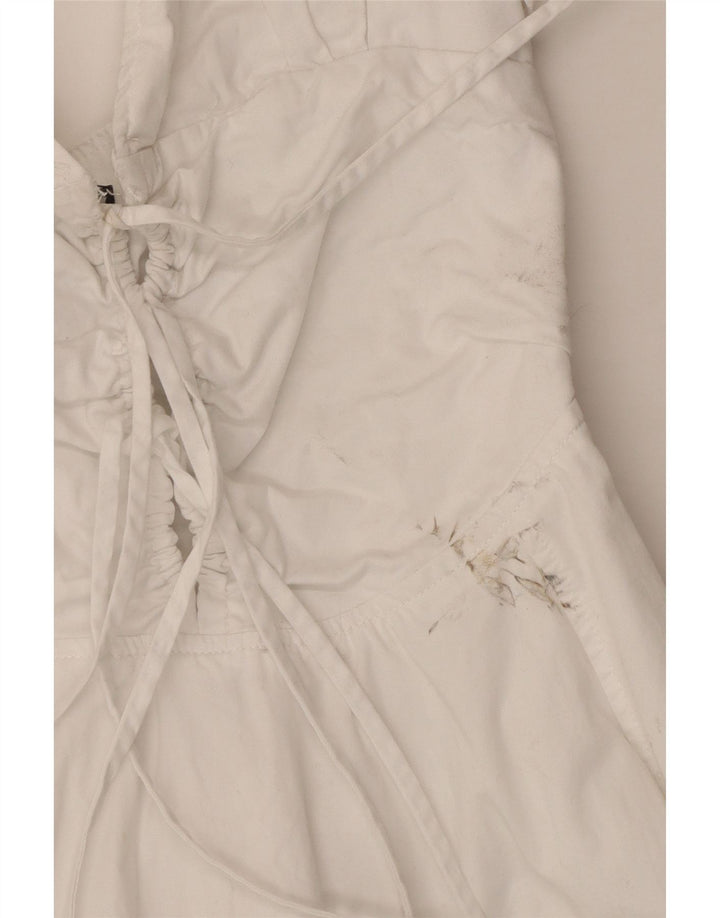 Rochie de soare pentru femei Zara UK 12 Medium White