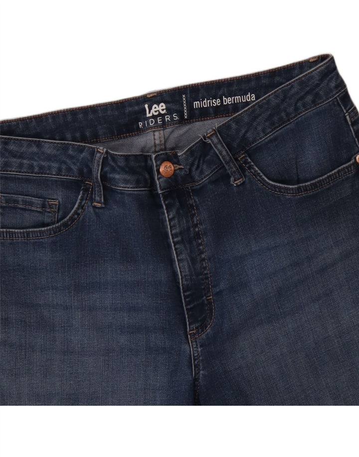 Pantaloni scurți din denim LEE Riders Riders Mid Rise W32 Medium Blue