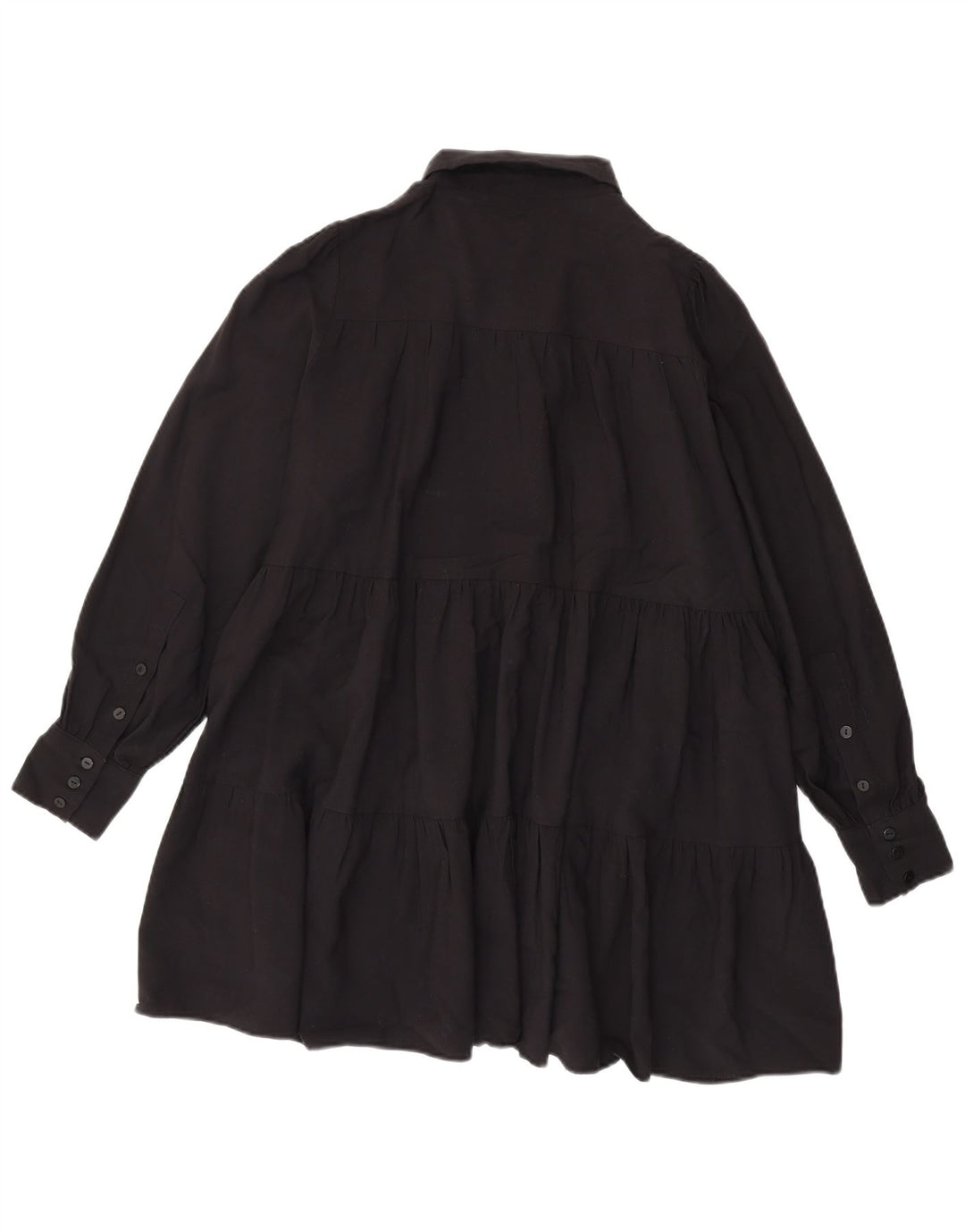 Rochie supradimensionată pentru femei Zara UK 10, mică, neagră, viscoză