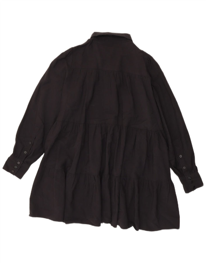 Rochie supradimensionată pentru femei Zara UK 10, mică, neagră, viscoză