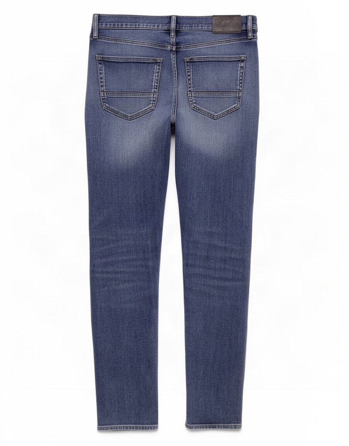 Blugi slim pentru bărbați Marks & Spencer W34 L33 Bumbac albastru