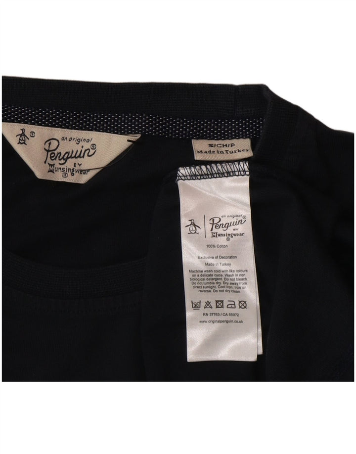 Tricou pentru bărbați Penguin Top mic din bumbac bleumarin