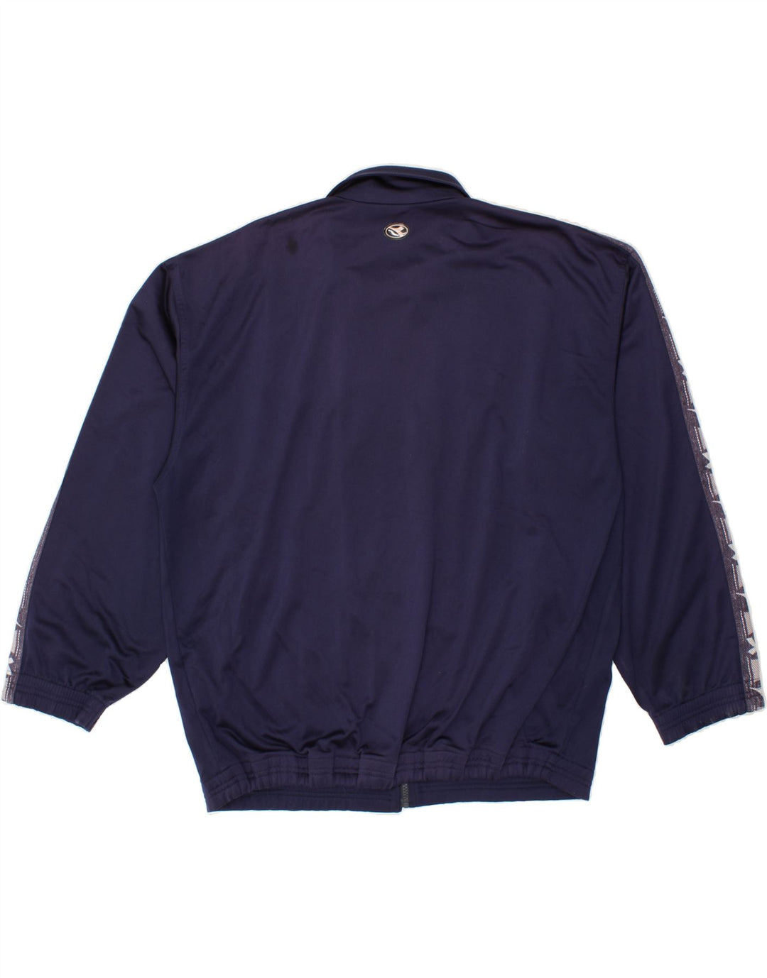 DIADORA Mens Graphic Tracksuit Top Jacket UK 42 Large Navy Blue Polyester Vintage Diadora and Second-Hand Diadora from Messina Hembry 