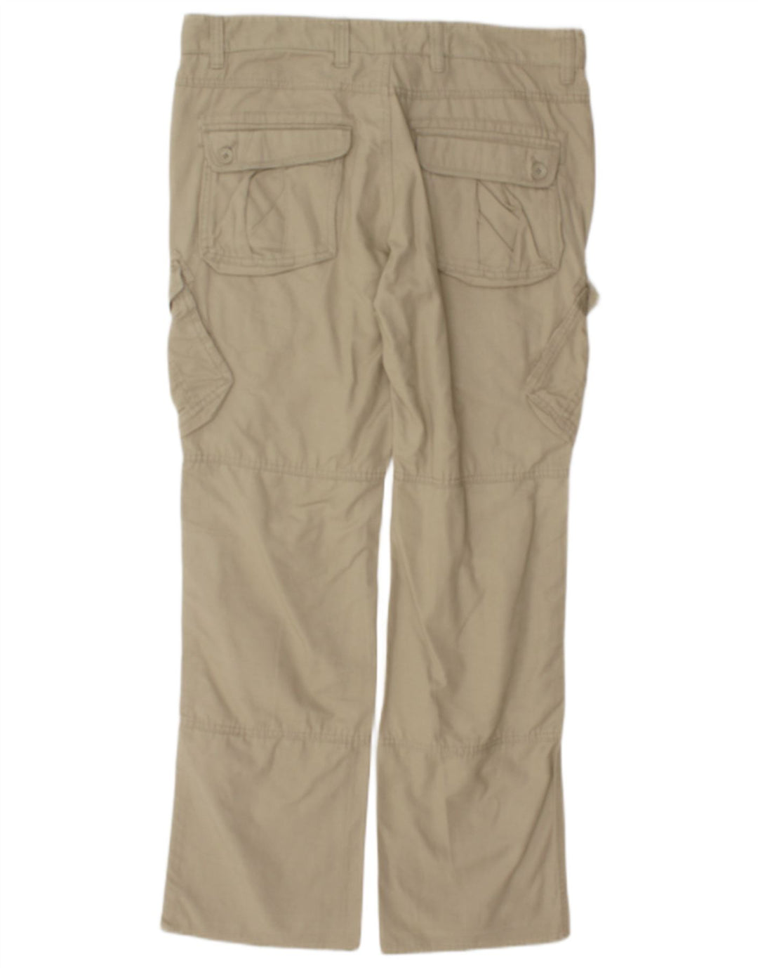 Pantaloni Cargo Drepți Vintage Bărbați L35 L32 Bej