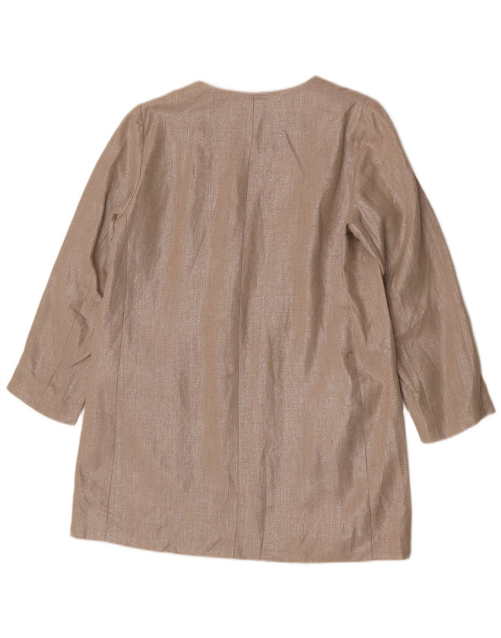 Jachetă Blazer pentru femei Zara UK 14 Medium Bej In