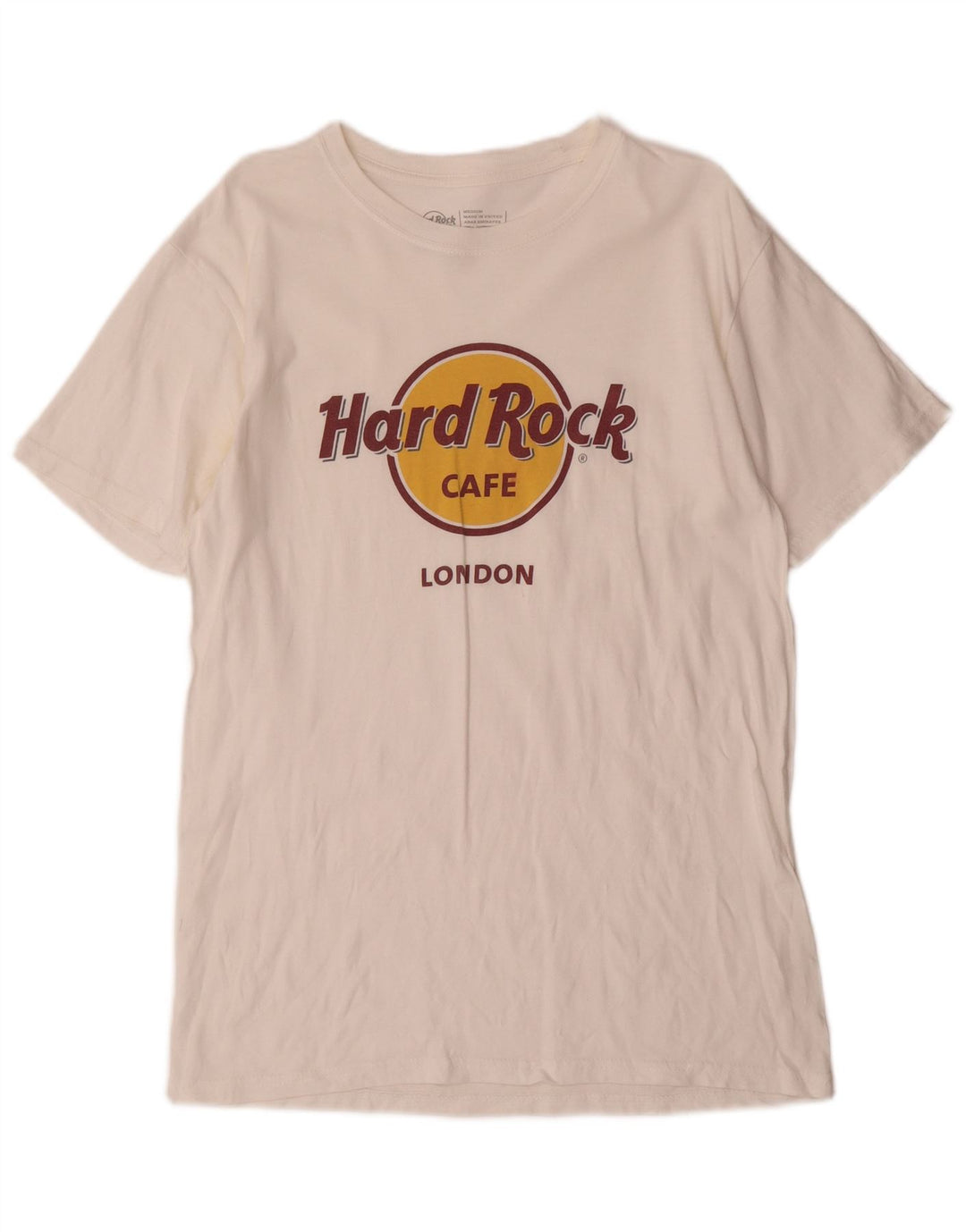 HARD ROCK CAFE Tricou grafic London pentru bărbați Top, mediu, alb, bumbac