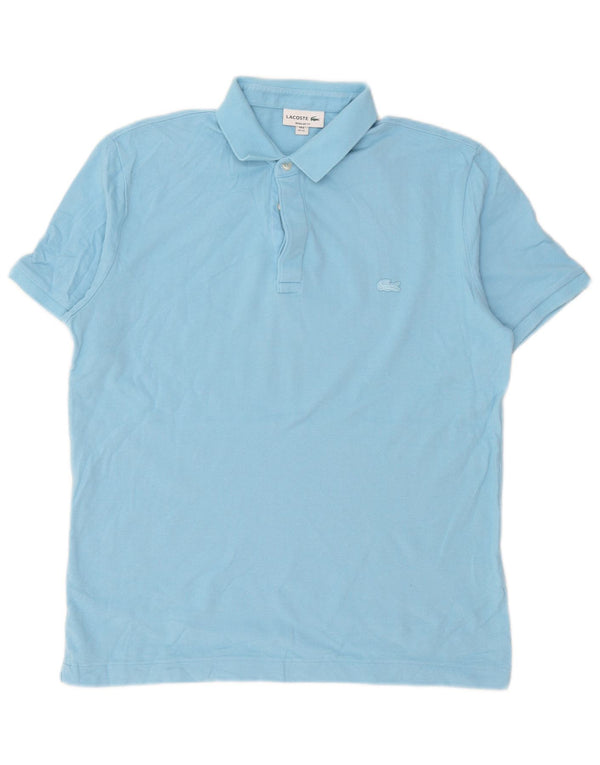 Tricou polo Lacoste pentru bărbați, cu formă regulată, mărimea 6 XL, bumbac albastru