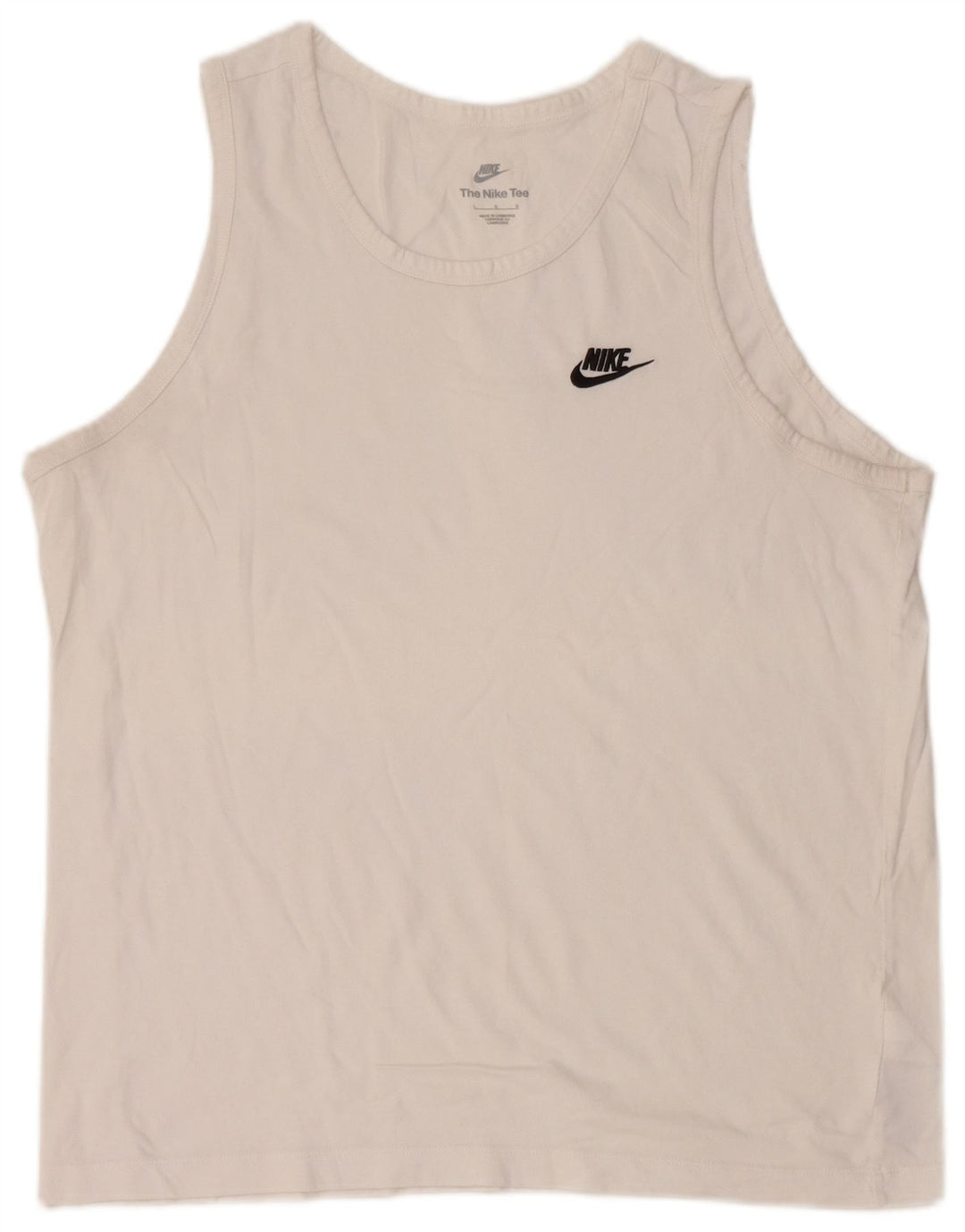 Vestă pentru bărbați Nike, mare, alb, bumbac