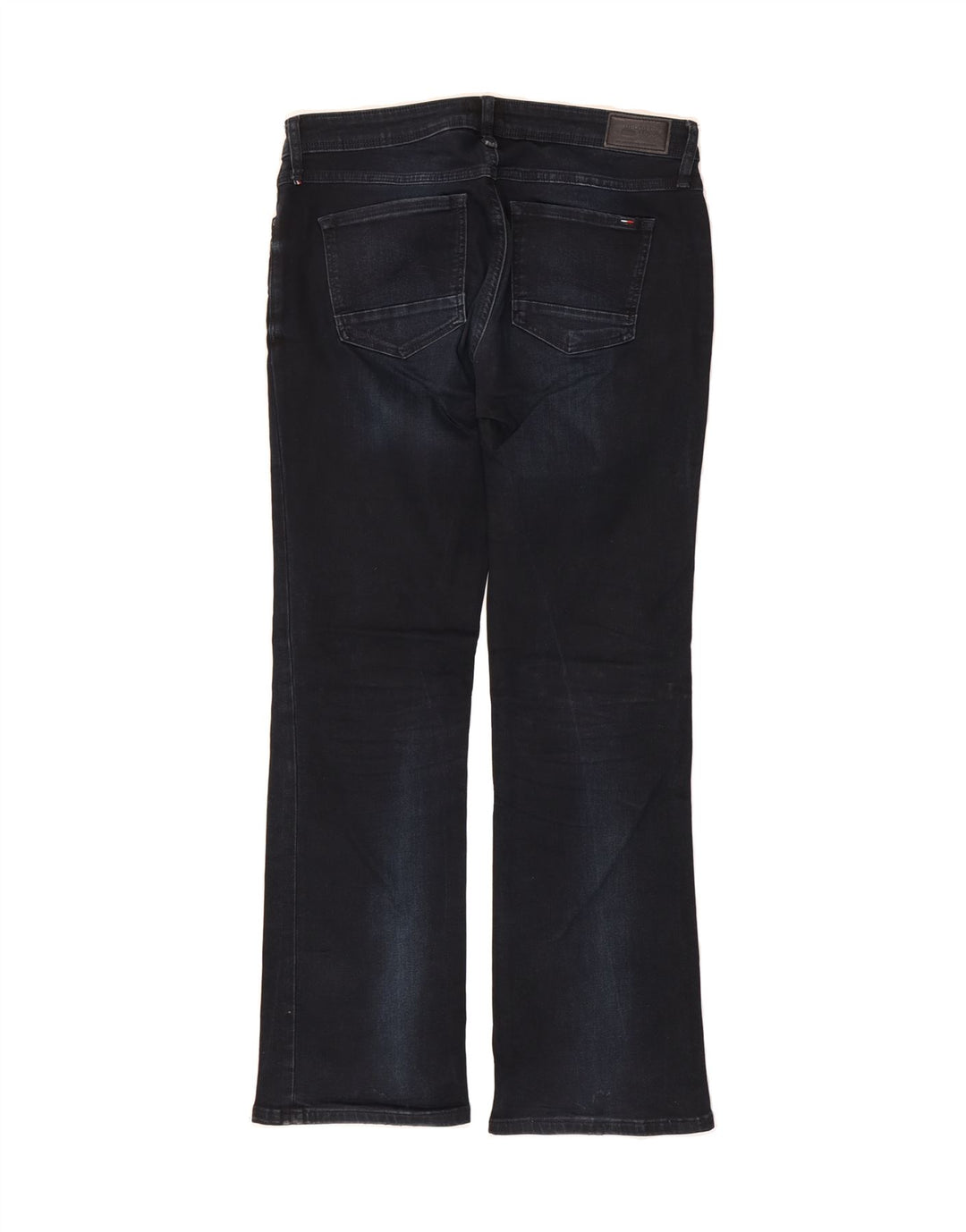 TOMMY HILFIGER Womens Mid Rise Bootcut Jeans W32 L30 Navy Blue Vintage Tommy Hilfiger and Second-Hand Tommy Hilfiger from Messina Hembry 