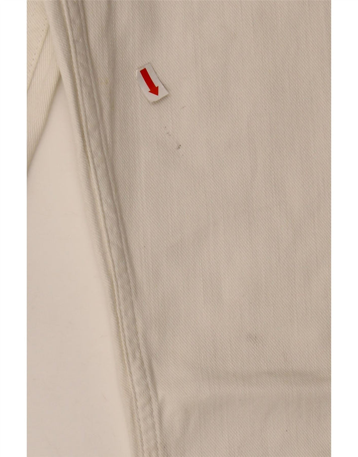 Blugi subțiri de damă LEE W28 L27 alb