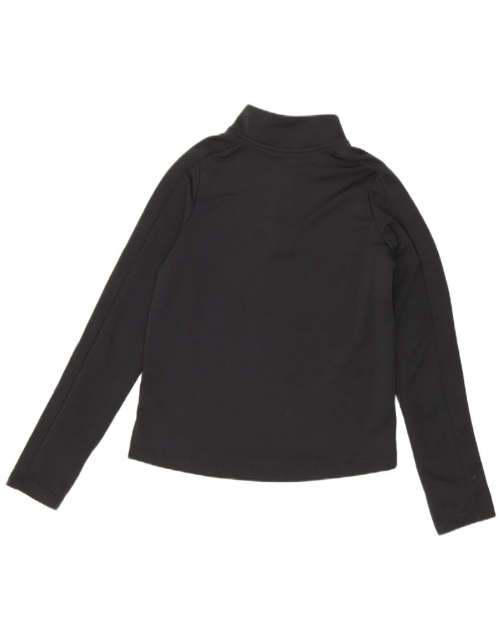 Trening Nike Fete Dri Fit Zip Neck Pullover Top 10-11 Ani Mediu Negru