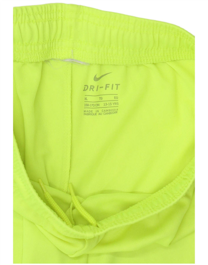 Pantaloni scurți sport Nike Dri Fit pentru băieți 13-14 ani XL verde