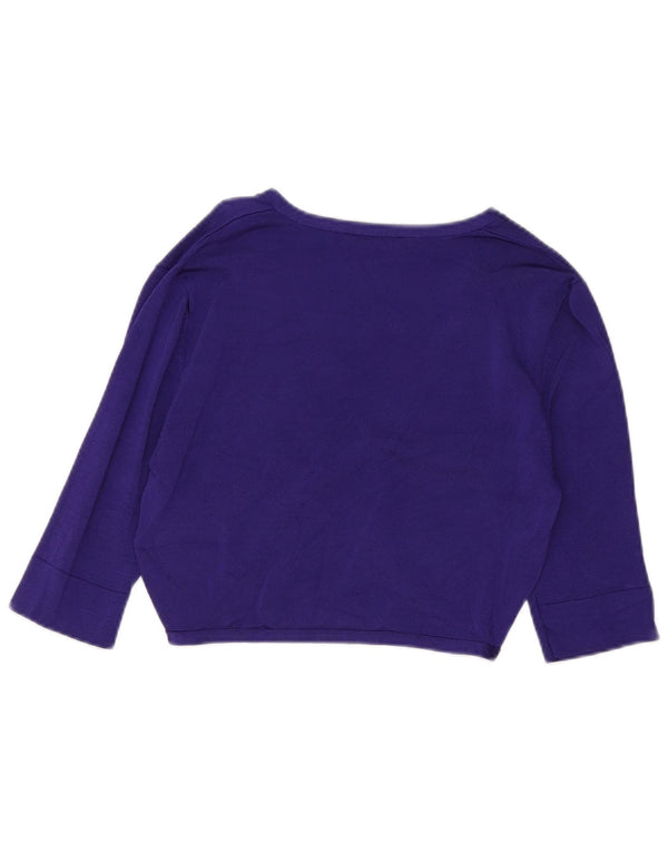 Pulover Bolero cu mânecă scurtă pentru femei Phase Eight UK 12 Viscoză violet mediu